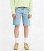 Color:Light Run - Image 1 - Levi's® 405 Straight Fit 10#double; Inseam Shorts
