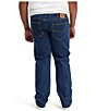 Color:Dark Stonewash - Image 2 - Levi's® Big & Tall 501 Original-Fit Jeans