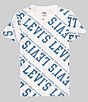 Color:Cloud D - Image 1 - Levi's® Big Boys 8-20 Short Sleeve Allover Print T-Shirt