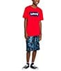 Color:Red - Image 3 - Levi's® Big Boys 8-20 Short Sleeve Batwing Logo T-Shirt