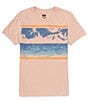 Color:Pale - Image 1 - Levi's® Big Boys 8-20 Short Sleeve Seaside Palms T-Shirt