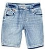 Color:Salt Lake - Image 1 - Levi's® Big Boys 8-20 Skinny Fit Pull-On Dobby Shorts