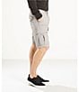 Color:Monument Grey - Image 3 - Levi's® Carrier Twill 9.5#double; Inseam Cargo Shorts