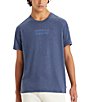 Color:Naval - Image 1 - Levi's® Classic-Fit Short Sleeve Solid Batwing Logo Graphic T-Shirt