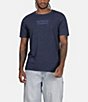 Color:Naval - Image 3 - Levi's® Classic-Fit Short Sleeve Solid Batwing Logo Graphic T-Shirt