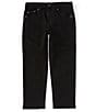 Color:Black - Image 1 - Levi's® Little Boys 2T-7X 502 Regular Taper-Fit Stretch Performance Jeans