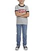 Color:Burbank - Image 5 - Levi's® Little Boys 2T-7 511™ Slim Fit Eco Performance Jeans
