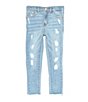 Color:Roger That - Image 1 - Little Girls 2T-6X 720 Distressed High-Rise Super-Skinny Jeans