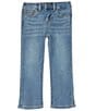 Color:Lapis Awe - Image 1 - Little Girls 4-6X Bootcut Jeans