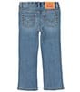 Color:Lapis Awe - Image 2 - Little Girls 4-6X Bootcut Jeans
