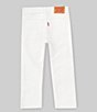 Color:White - Image 2 - Levi's® Little Girls 4-6X High-Rise Straight-Leg Ankle Jeans