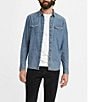 Color:Flat Stone Mild - Image 1 - Levi's® Standard Fit Classic Western Snap-Front Shirt