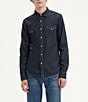 Color:Red Cast Rinse - Image 1 - Levi's® Standard Fit Classic Western Snap-Front Shirt