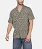 Color:Linear Leaf Army Green - Image 3 - Levi's® Relaxed Fit Short Sleeve Printed Woven Camp Shirt