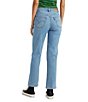 Color:Center Lane - Image 2 - Levi's® Ribcage High Rise Ankle Straight Jeans