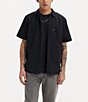 Color:Jet Black - Image 2 - Levi's® Short-Sleeve Classic 1 Pocket Standard Fit Shirt