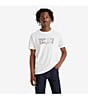 Color:White - Image 3 - Levi's® Short Sleeve Graphic Paint Splatter T-Shirt