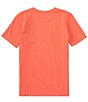 Color:Mango Orange - Image 2 - Big Boys 8-20 Short Sleeve Cool Robot Graphic T-Shirt