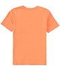 Color:Mango Orange - Image 2 - Big Boys 8-20 Short Sleeve I'll Be Watching You T-Shirt