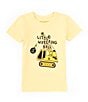 Color:Sandy Yellow - Image 1 - Little Boys 2T-4T Short Sleeve Little Wrecking Ball T-Shirt