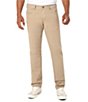 Color:Khaki - Image 1 - Kingston Modern Slim-Straight Twill Pants