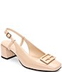 Color:Light Nude - Image 1 - Getty Patent Leather Slingback Pumps