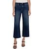 Color:Bowers - Image 1 - Stride High Rise Wide Leg Cropped Jeans