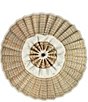 Color:Sandbar - Image 3 - Sandbar Capri Maxi Pleated Weave Sun Hat