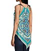Color:Mirrored Jacobian Floral - Image 4 - Sleeveless Printed Scarf Top