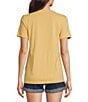 Color:New Wheat - Image 2 - Aries Short Sleeve Graphic Tee Shirt