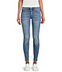 Color:Record Deal - Image 1 - Bridgette Button Fly Ankle Skinny Jeans