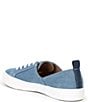 Color:Light Denim - Image 3 - Dyllis Embroidered Canvas Sneakers