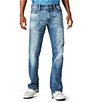 Color:Glimmer - Image 1 - Glimmer Relaxed Fit Bootcut Denim Jeans