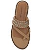Color:Sandstorm - Image 6 - Kaykey Toe Ring Beaded Band Flat Sandals