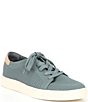 Color:Lead - Image 1 - Leigan Knit Lace-Up Sneakers