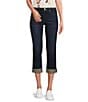 Color:Lofi - Image 1 - Stretch Denim Mid Rise Cropped Relaxed Fit Jeans