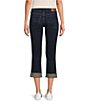 Color:Lofi - Image 2 - Stretch Denim Mid Rise Cropped Relaxed Fit Jeans