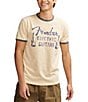 Color:Bleach - Image 1 - Painted Fender Guitar Short Sleeve Graphic T-Shirt