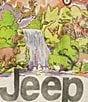 Color:Bridal Blush - Image 4 - Rainbow Jeep Crew Neck Short Sleeve Tee Shirt