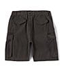 Color:Raven - Image 2 - Ripstop 9#double; Inseam Woven Cargo Shorts