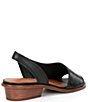 Color:Black - Image 2 - Safello Leather d'Orsay Sandals