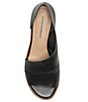 Color:Black Leather - Image 6 - Serkie Leather Cut Out Sandals