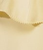 Color:Yellow - Image 3 - Sienna Satin V-Neck Sleeveless Midi Dress