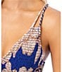 Color:Blue - Image 3 - Jessy Floral V-Neck Criss Cross Back Mini Cover-Up Dress