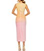 Color:Sunset - Image 2 - Sleeveless Ombre Sequin Midi Dress