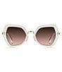 Color:Ivory - Image 2 - Women's 1078S Butterfly Sunglasses