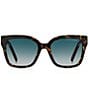 Color:Havana - Image 2 - Women's 658S Square Havana Sunglasses