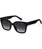 Color:Black Grey - Image 1 - Women's 658S Square Sunglasses