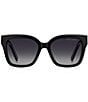 Color:Black Grey - Image 2 - Women's 658S Square Sunglasses