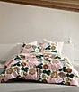 Color:Multi - Image 1 - Pieni Kukkatori Oversized Floral Organic Cotton Duvet Cover Mini Set